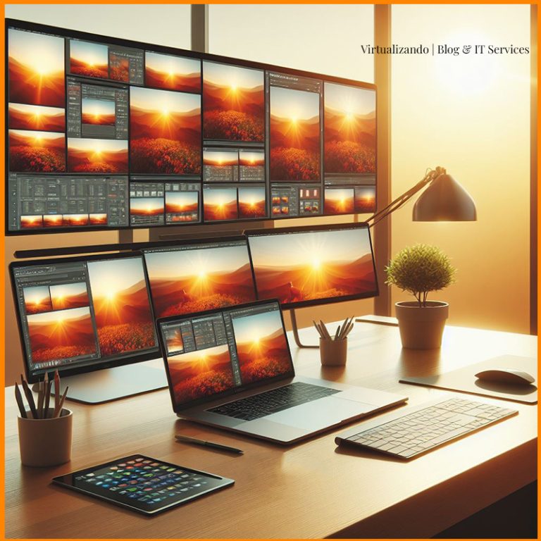 Imagen donde se muestra la portada correspondiente al articulo: como automatizar múltiples pantallas en tu Mac de Virtualizando | Blog & IT Services.